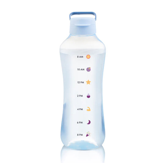 Tupperware motivation 2ltr fliptop bottle, blue