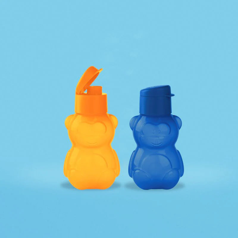 Tupperware Kids Eco bottle 350ml Bear Set Of 2