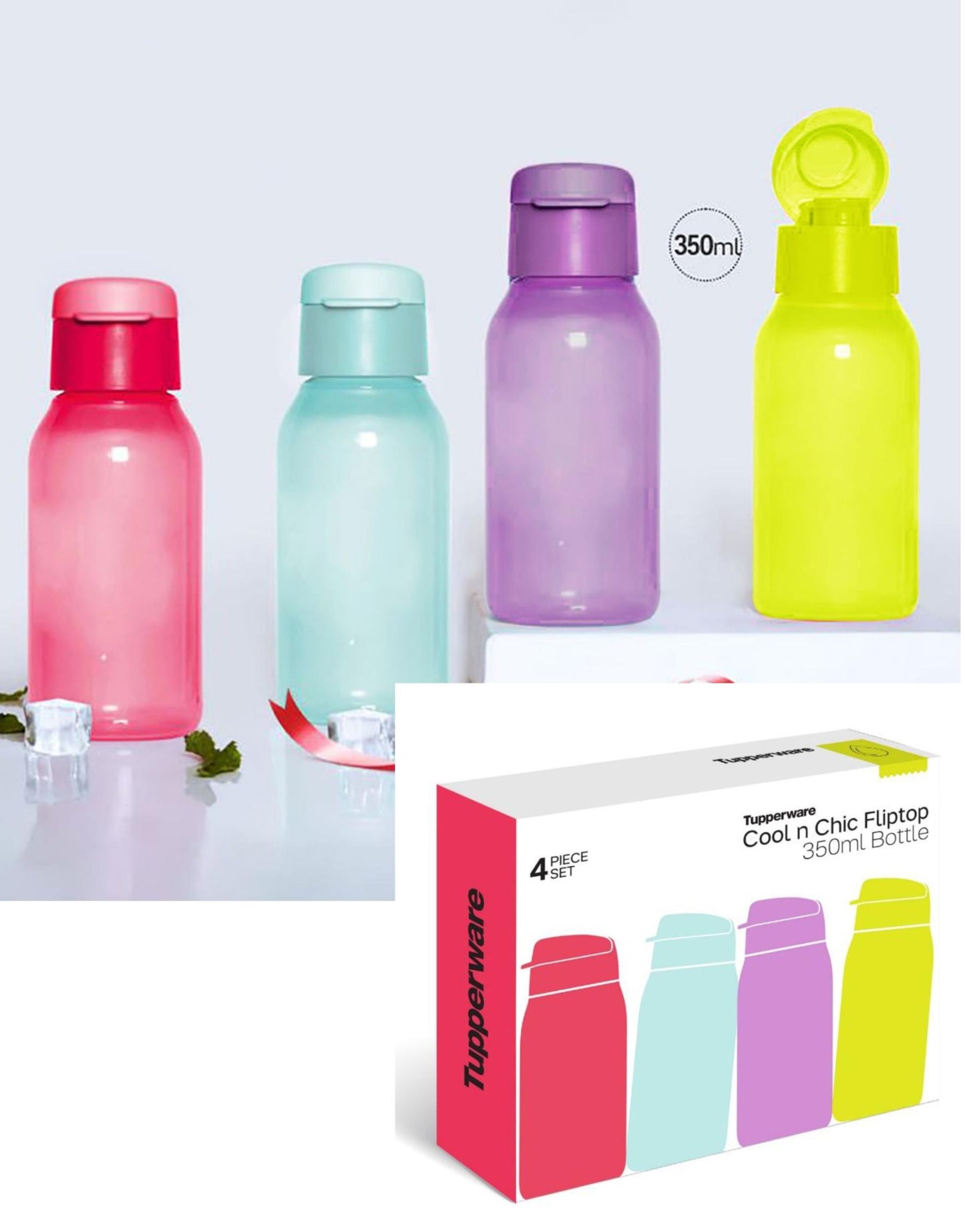 Tupperware FLIPTOP BOTTLE - 350 ML - SF4