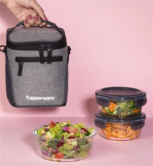 Tupperware CLEARSTACK280MLSF3W LUNCHBAG