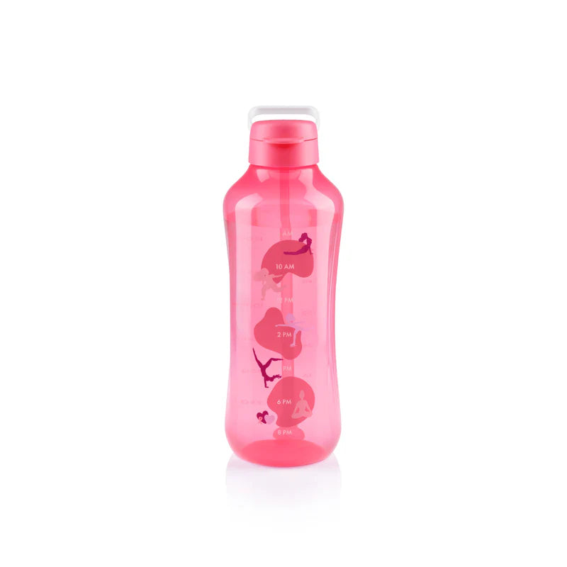 Tupperware Aquavibe 2ltr Bottle With Straw, Pink Colour